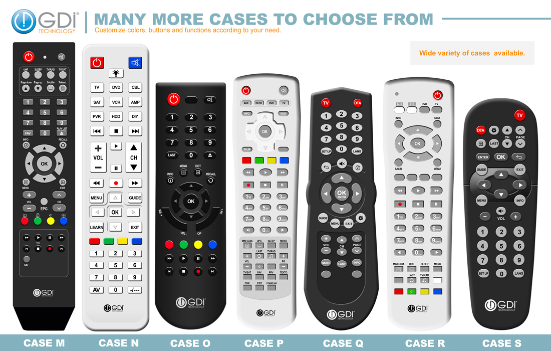 Remote Controls Catalog GDI Technology, Inc.
